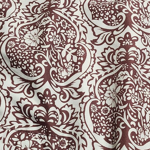 Reunion Swim Trunks Shorts‎ Mens Size Large Brown Hawaiian Print Lined Pockets - Picture 5 of 10